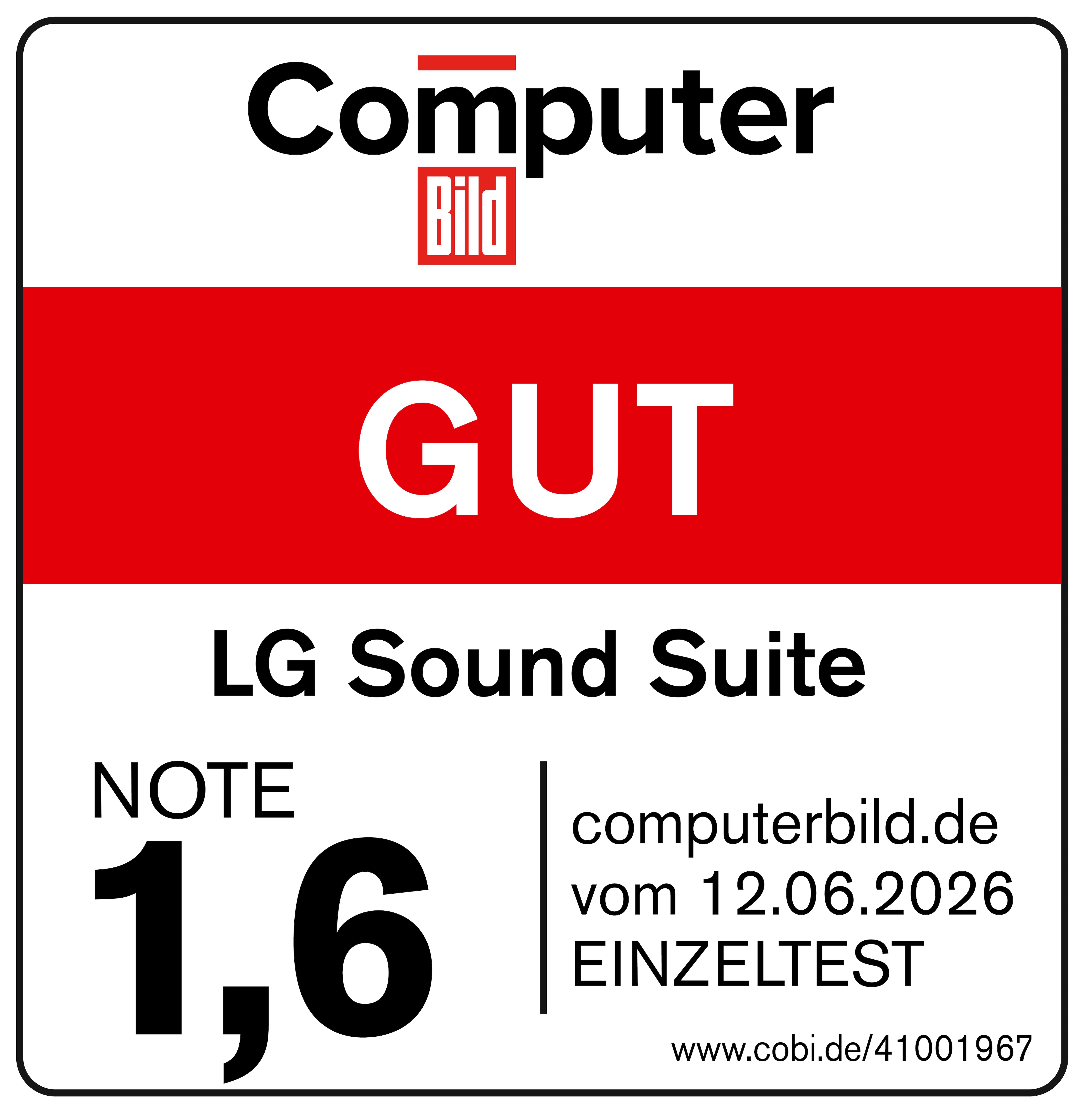 Computer BILD LG Sound Suite